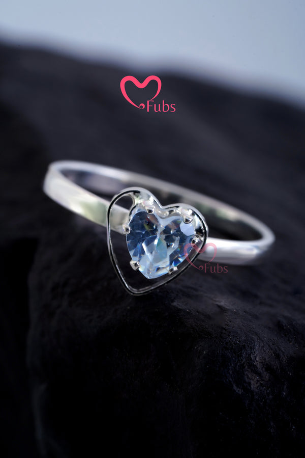 Sparkling Diamond Flexi Ring