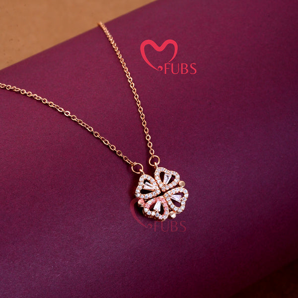 Clover Magnetic Love Charm Necklace