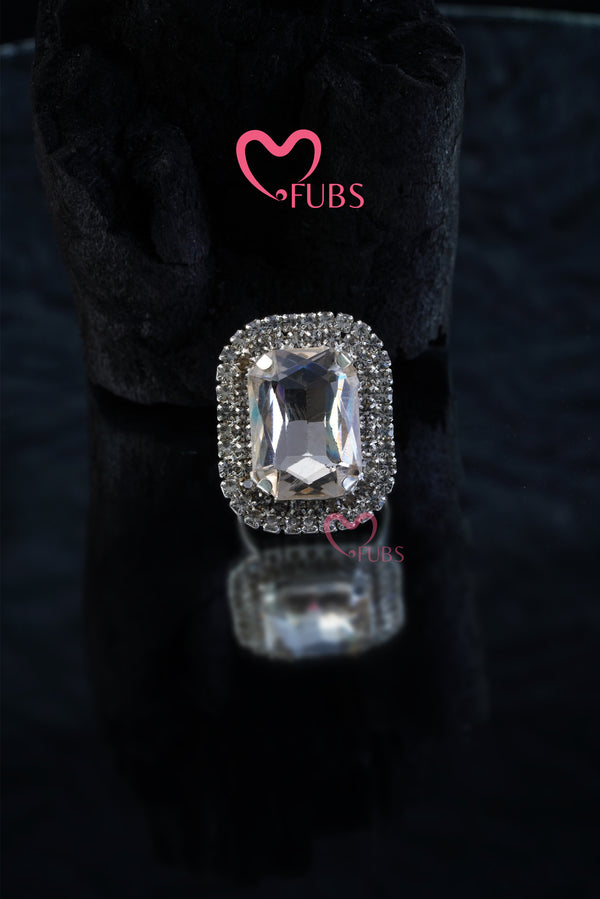 Big Stone Shimmer Brilliance Ring