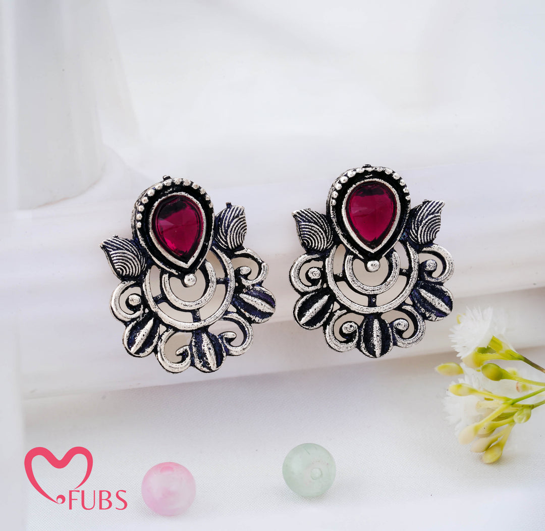 Royal Red Jhumka Box of 12 Earrings with Shahi Sandesh Patra