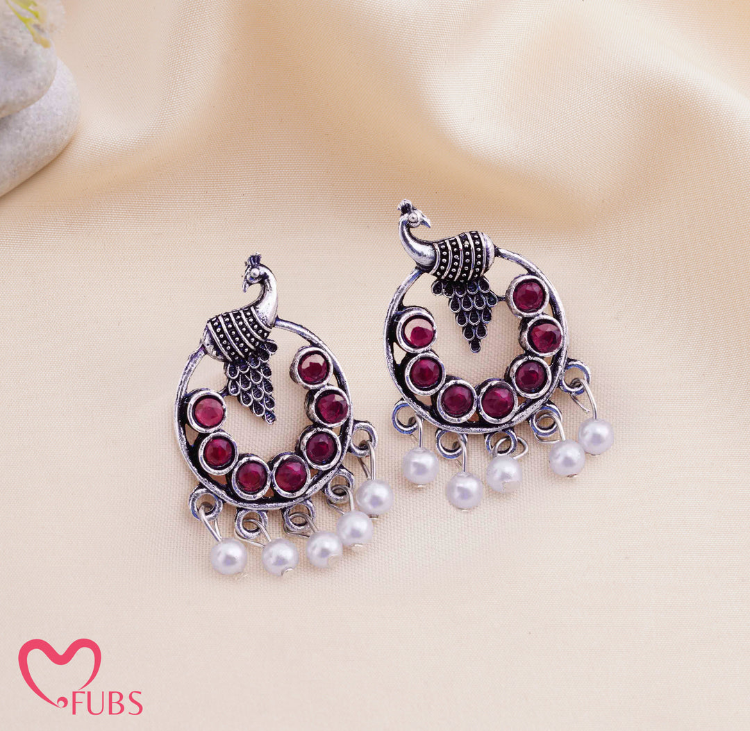 FUBS Purse of Surprises – Pink Dupatta, Jaipuri Earrings, Oxidised Kada & Bracelet