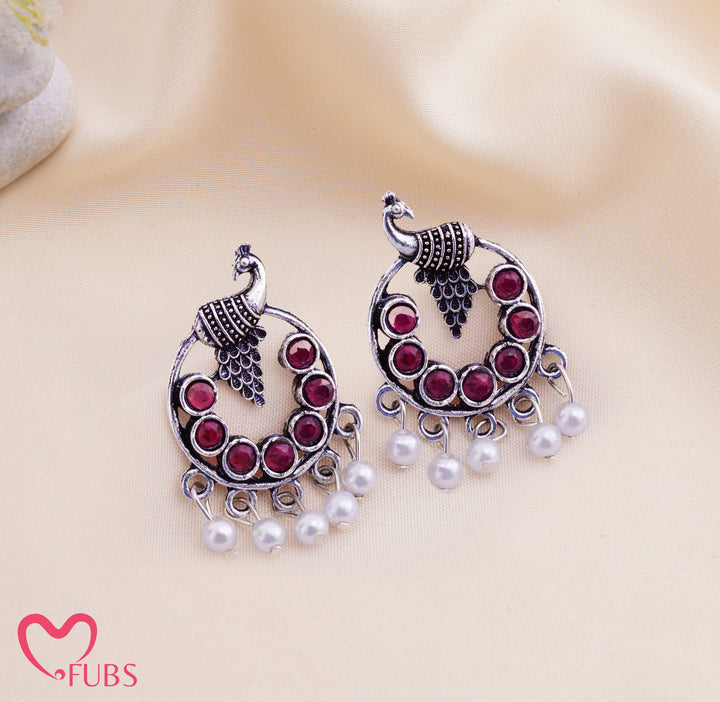 FUBS Purse of Surprises – Pink Dupatta, Jaipuri Earrings, Oxidised Kada & Bracelet