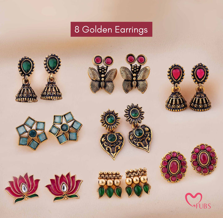 The Royal Surprise Mahal of 16 Earrings & 4 Bracelets