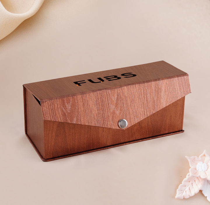 Wooden Bracelet Storage Box with Velvet Roll