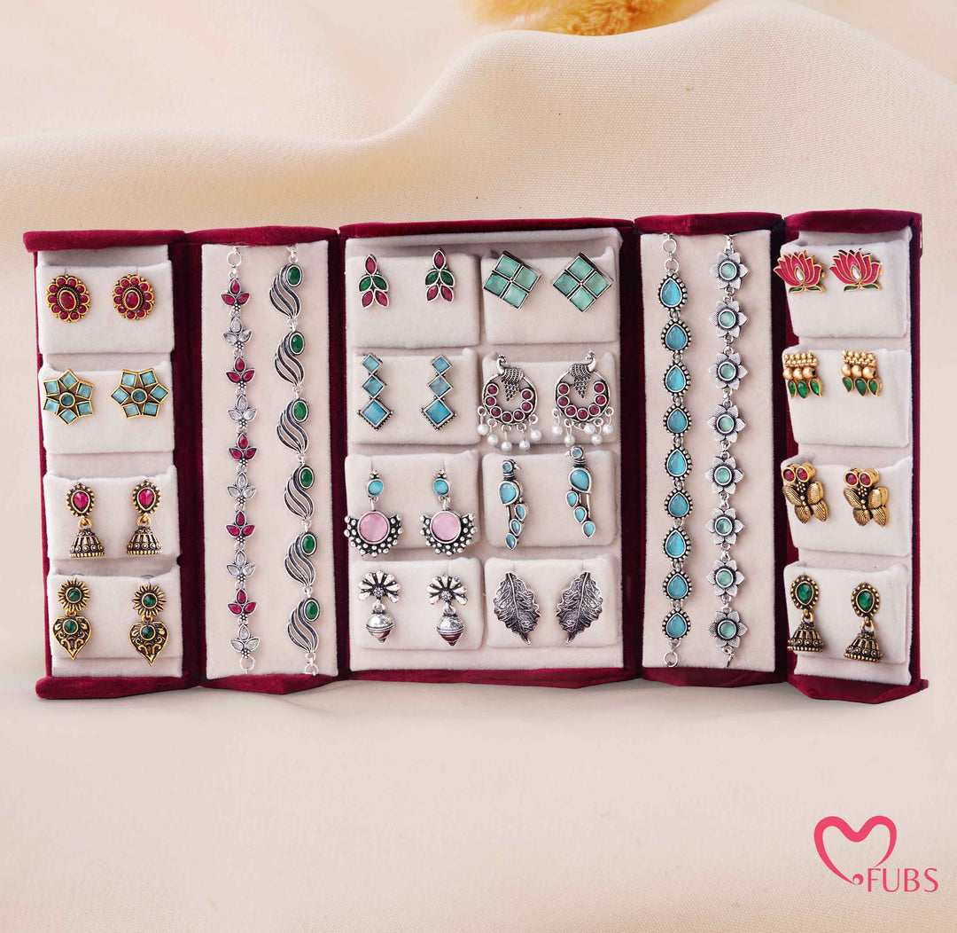 The Royal Surprise Mahal of 16 Earrings & 4 Bracelets