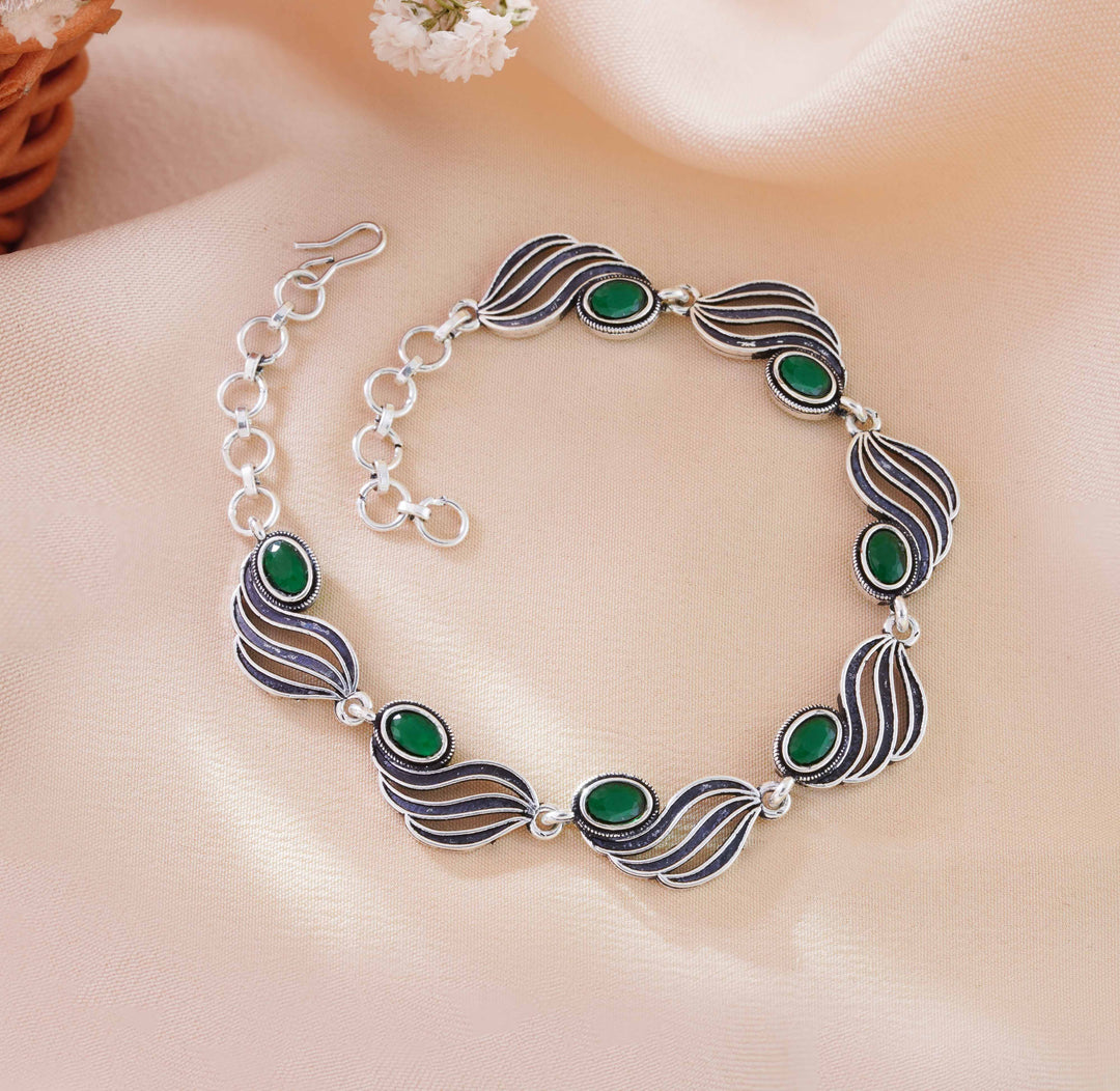 Set of 7 Jaipuri Oxidised Bracelets
