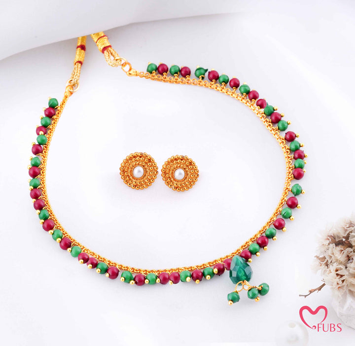 Heritage Necklace & Earrings Combo Set of 4
