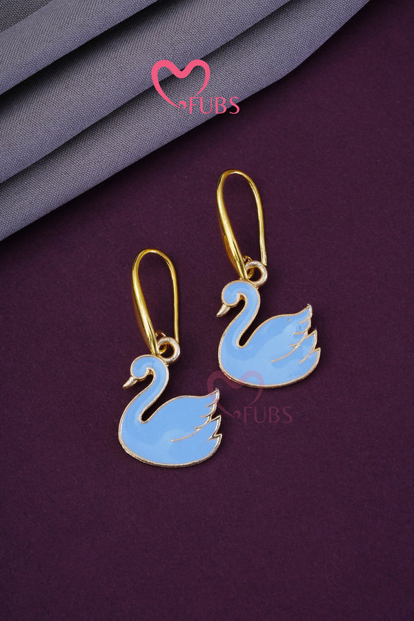 Creative Enable Swan Hook  Earrings