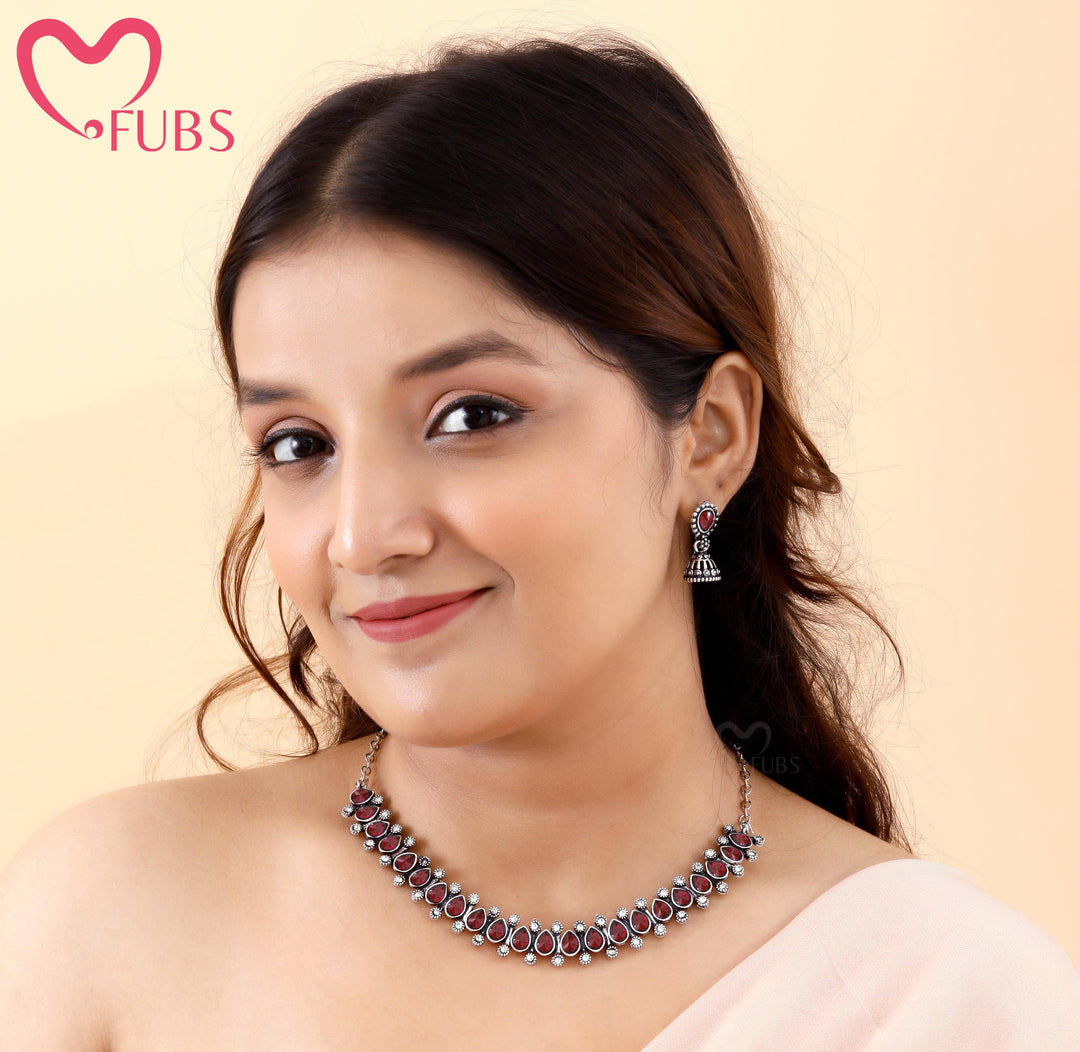 Vintage-Inspired Oxidized Set