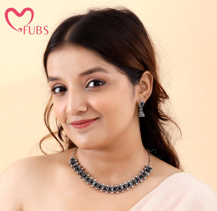 Vintage-Inspired Oxidized Set