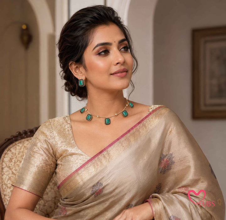 Heritage Necklace & Earrings Combo Set of 4