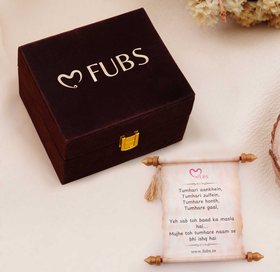 Gehno ki Peti : 9 Earrings, 5 Bracelets, 5 Rings and a Sandesh Patra in a Premium Jewelry Box