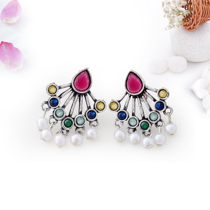 12 Oxidized Earrings Gift Set with Bonus Organizer Box