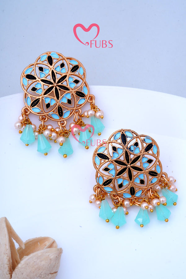 Elite Fancy Stud Beaded Earring