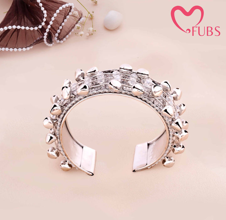 Traditional Ghungroo Cuff Bracelet for Women