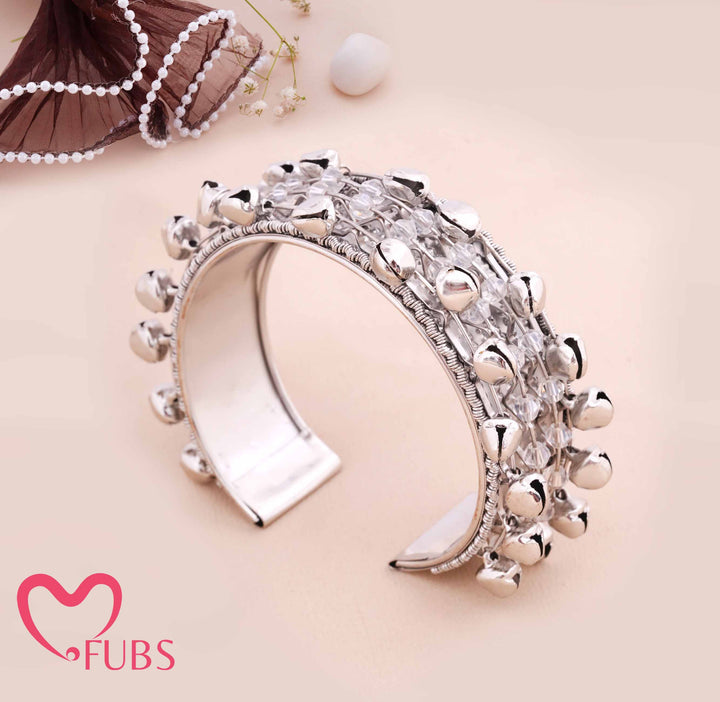 Traditional Ghungroo Cuff Bracelet for Women