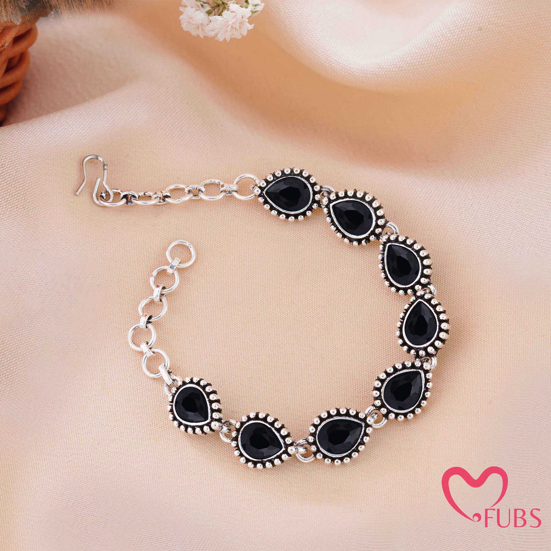 The Azure Tear Antique Oxidized Bracelet
