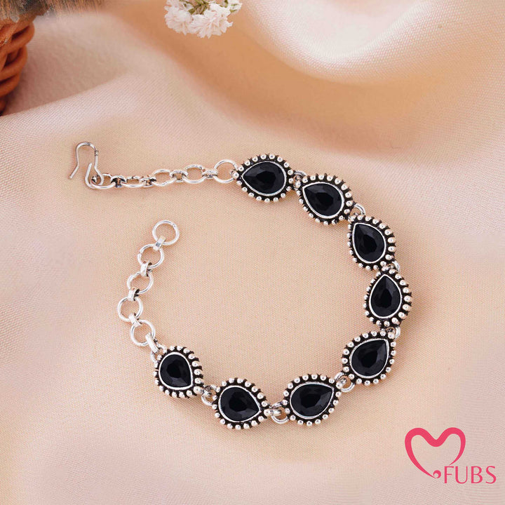 The Azure Tear Antique Oxidized Bracelet