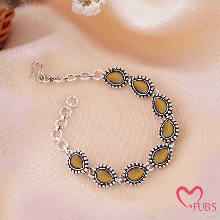 The Azure Tear Antique Oxidized Bracelet