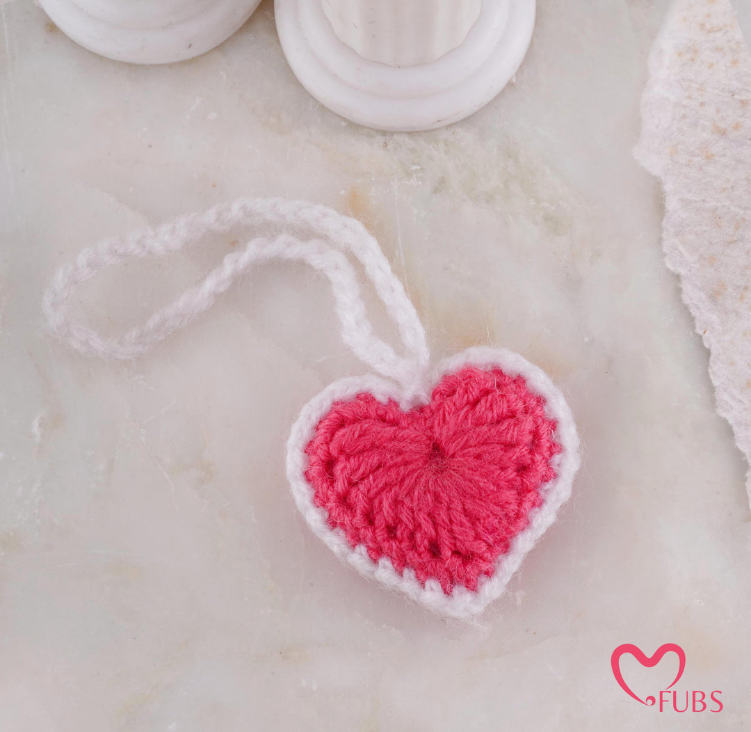 Heart for Her - Handcrafted Crochet Heart Charm