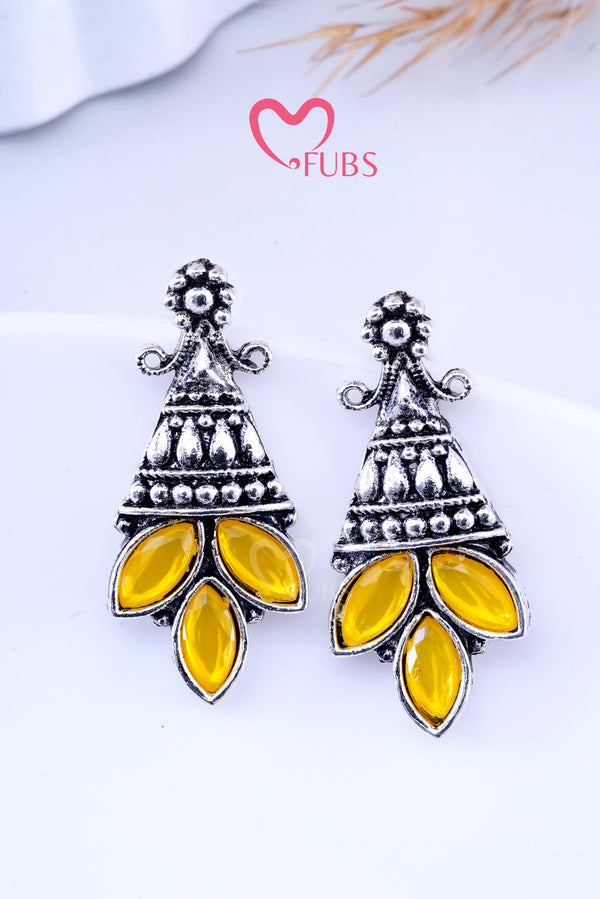 Yellow Garden Glow Earrings