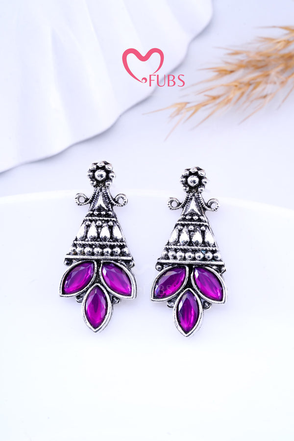 Violet Garden Glow Earrings