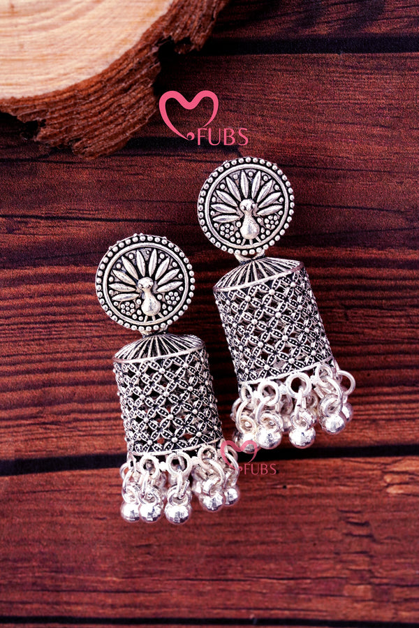 Elegant Dancing Peacock Sway Jhumkas