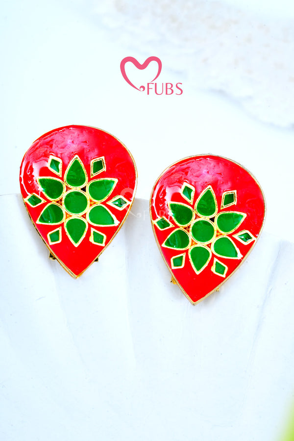 Enamel Floral Bliss Studs