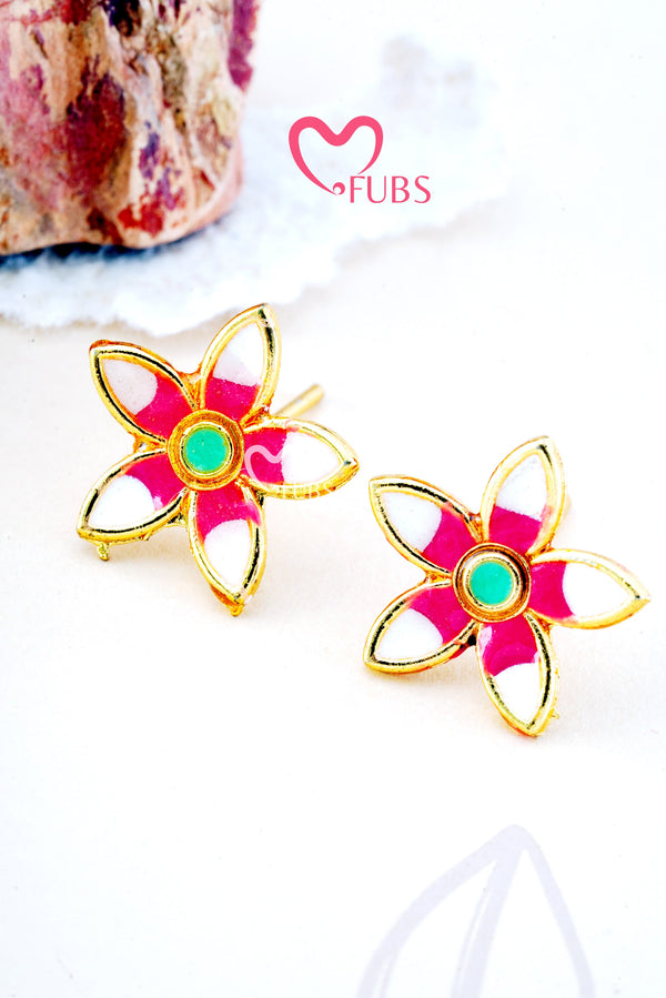 Enamel Serenity Studs