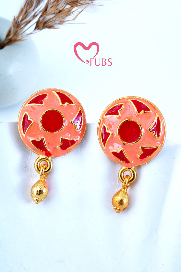 Enchanted Meenakari Studs