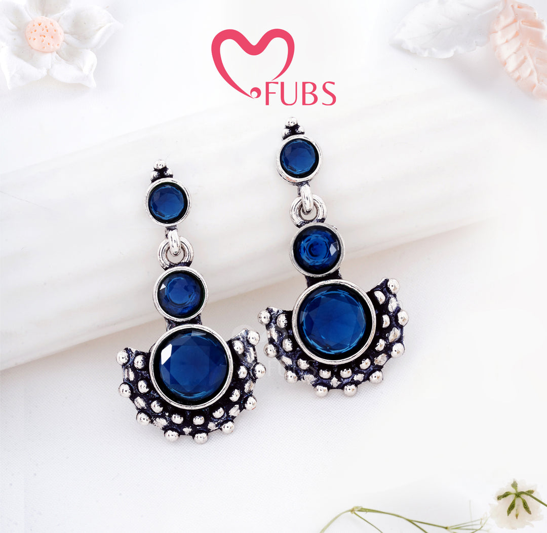 Antique Grace Stone Drop Earrings