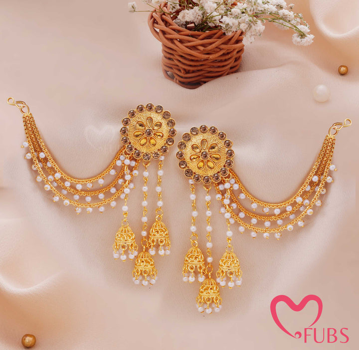 The Rajwada Mandala — Bahubali Jhumkas with Sahara Chains