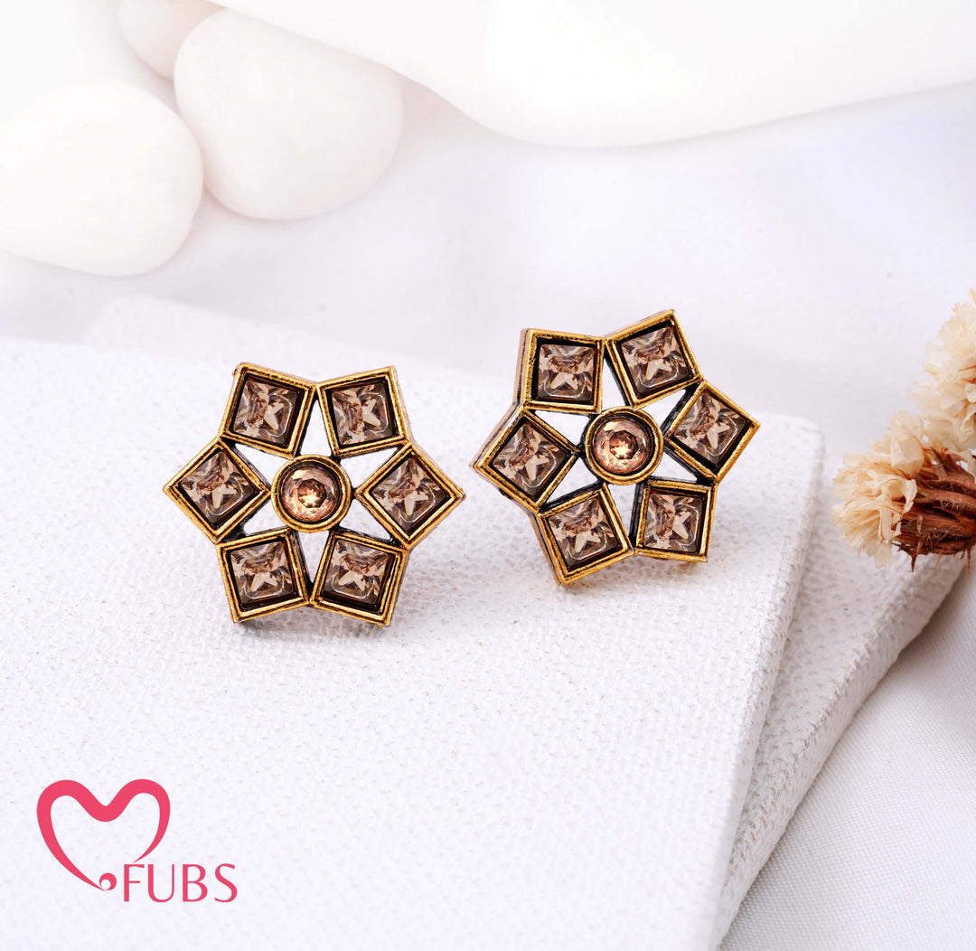 Aesthetic Star Geometric Stud Earrings