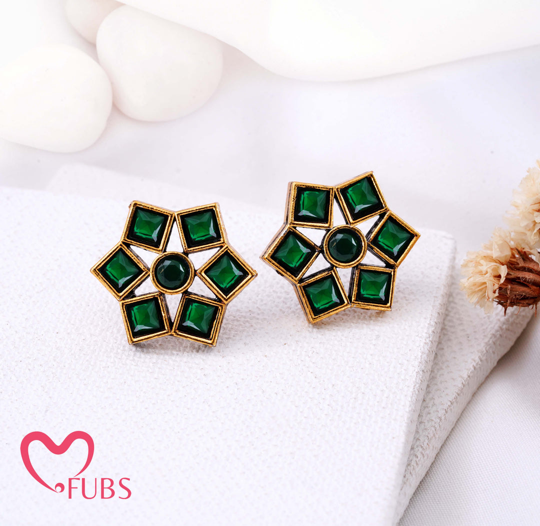 Aesthetic Star Geometric Stud Earrings