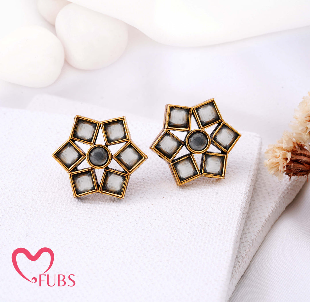 Aesthetic Star Geometric Stud Earrings