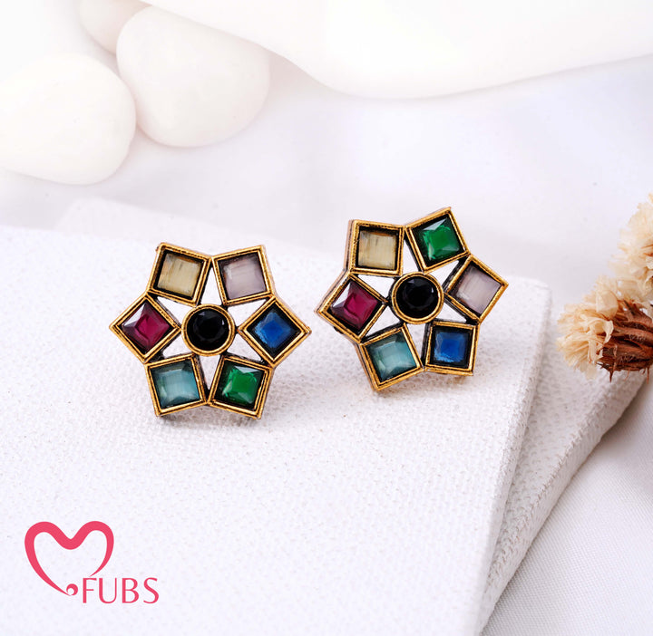 Aesthetic Star Geometric Stud Earrings