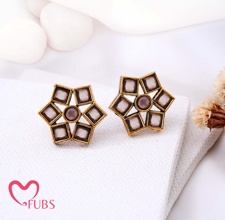 Aesthetic Star Geometric Stud Earrings