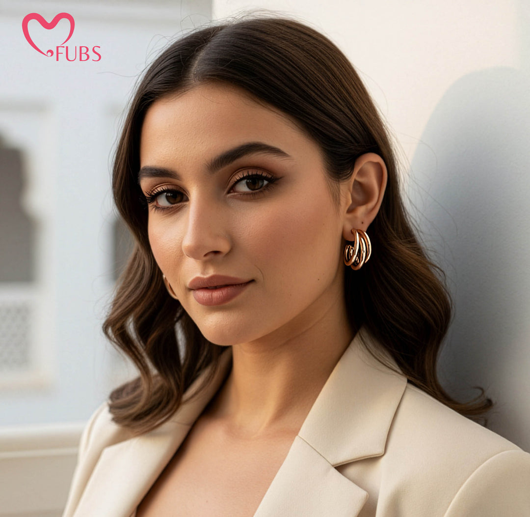 The Lyra Triple-Layer Hoops