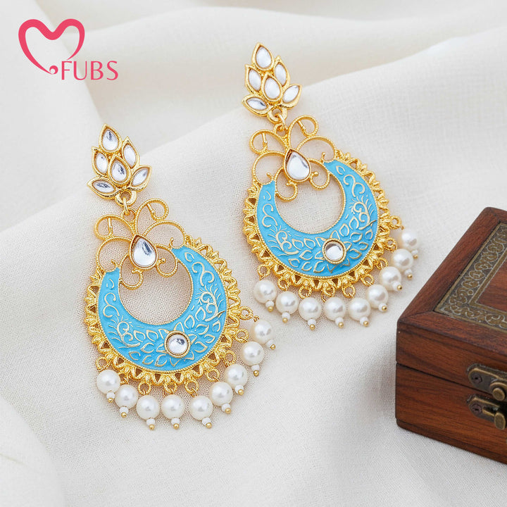 The Ethereal Gilded Crescent Drops