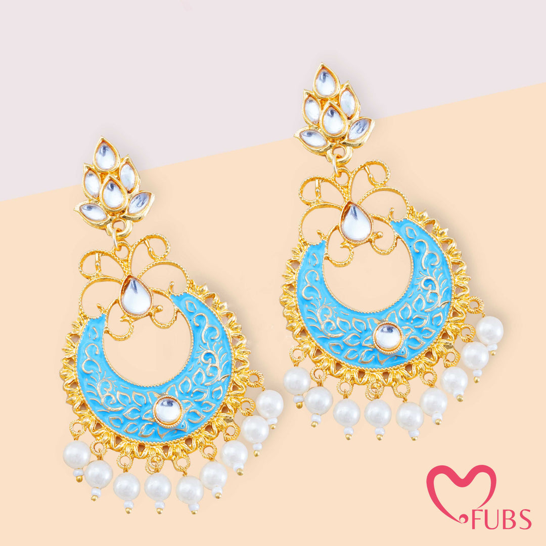 The Ethereal Gilded Crescent Drops