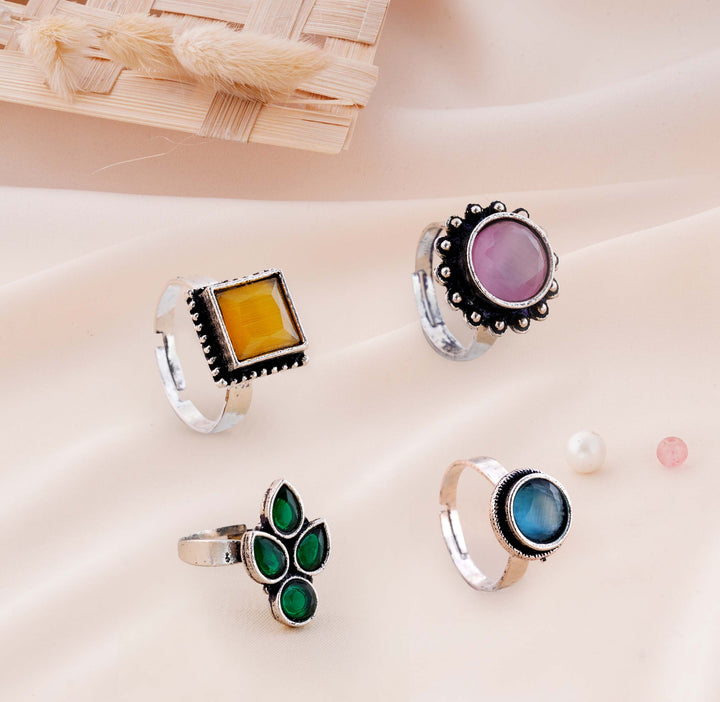 Gehno Ki Peti - Royal Velvet Jewelry Box of 9 Earrings, 4 Bracelets, 4 Rings and a Sandesh Patra