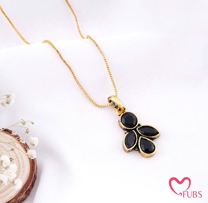 Petal Charm Pendant Necklace for Women