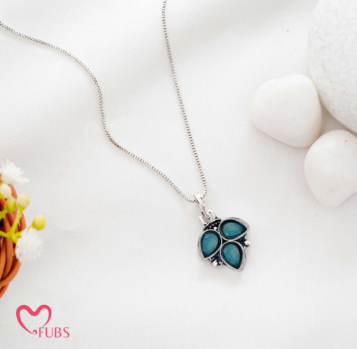 Necklace with Ladybug Gemstone Pendant