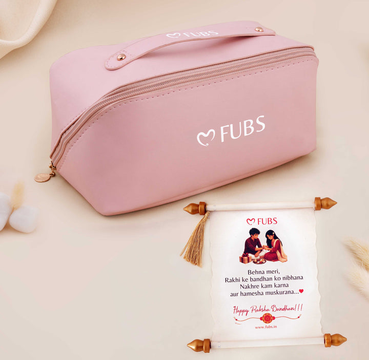 Purse of Surprises – 12 Earrings, 1 Folding Earrings Box, 2 Necklaces, 2 Bracelets, 2 Ring and 1 Sandesh Patra all kept hidden in a Premium Purse