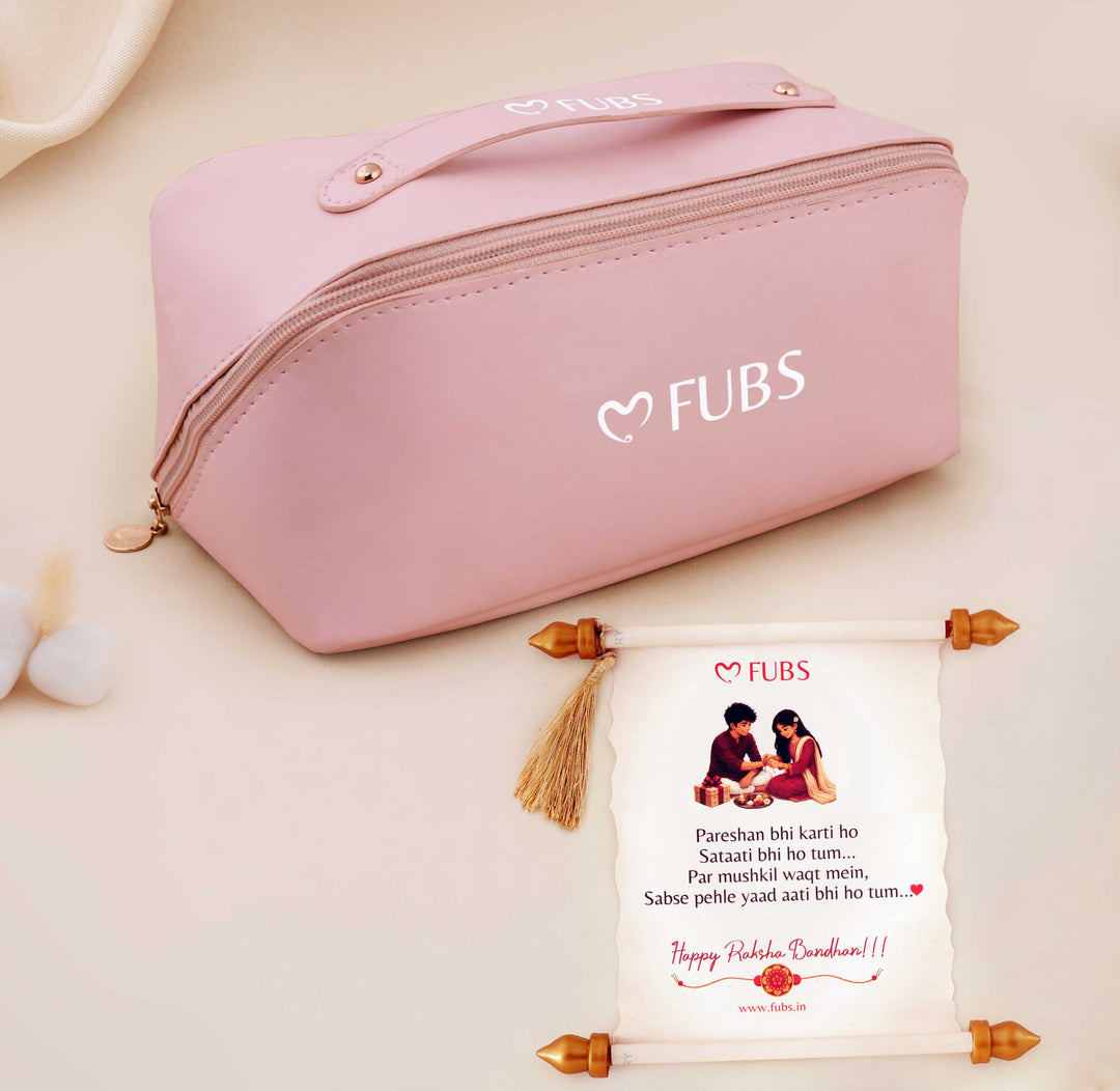 Purse of Surprises – 12 Earrings, 1 Folding Earrings Box, 2 Necklaces, 2 Bracelets, 2 Ring and 1 Sandesh Patra all kept hidden in a Premium Purse
