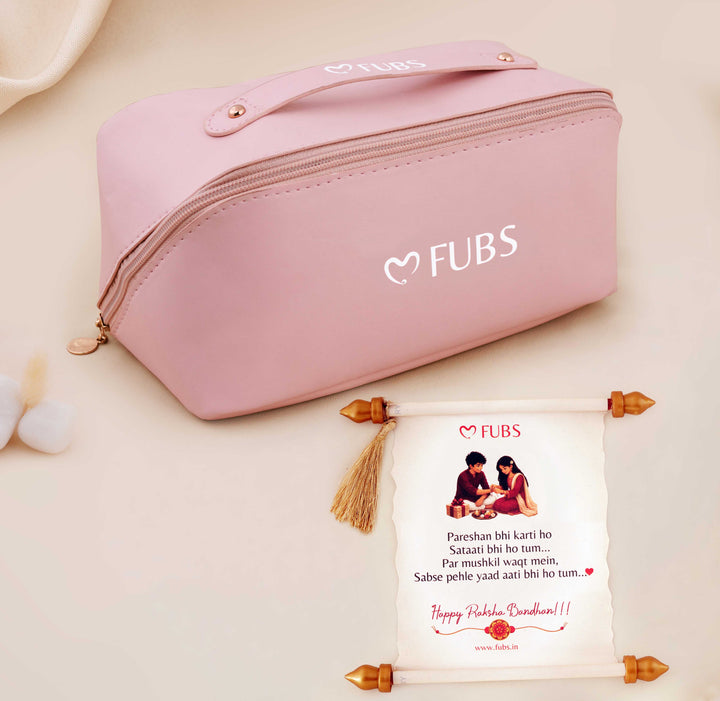 Purse of Surprises – 12 Earrings, 1 Folding Earrings Box, 2 Necklaces, 2 Bracelets, 2 Ring and 1 Sandesh Patra all kept hidden in a Premium Purse