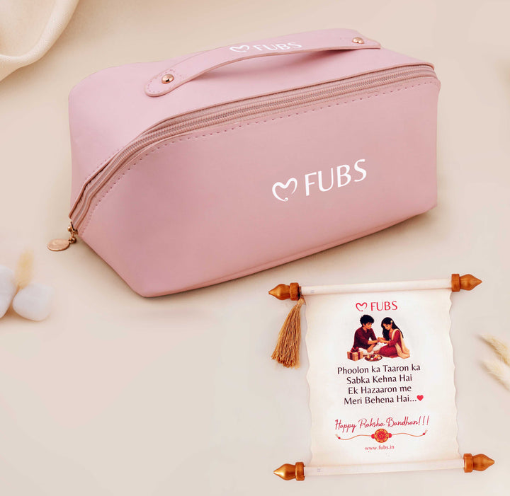 Purse of Surprises – 12 Earrings, 1 Folding Earrings Box, 2 Necklaces, 2 Bracelets, 2 Ring and 1 Sandesh Patra all kept hidden in a Premium Purse