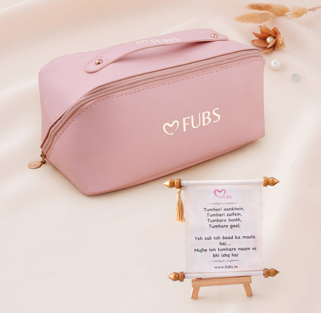 Purse of Surprises – 12 Earrings, 1 Folding Earrings Box, 2 Necklaces, 2 Bracelets, 2 Ring and 1 Sandesh Patra all kept hidden in a Premium Purse