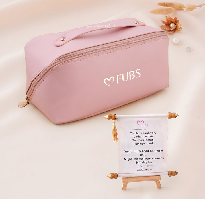 Purse of Surprises – 12 Earrings, 1 Folding Earrings Box, 2 Necklaces, 2 Bracelets, 2 Ring and 1 Sandesh Patra all kept hidden in a Premium Purse