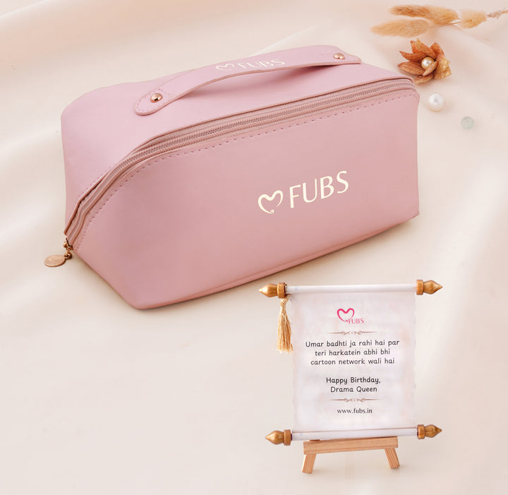 Purse of Surprises – 12 Earrings, 1 Folding Earrings Box, 2 Necklaces, 2 Bracelets, 2 Ring and 1 Sandesh Patra all kept hidden in a Premium Purse